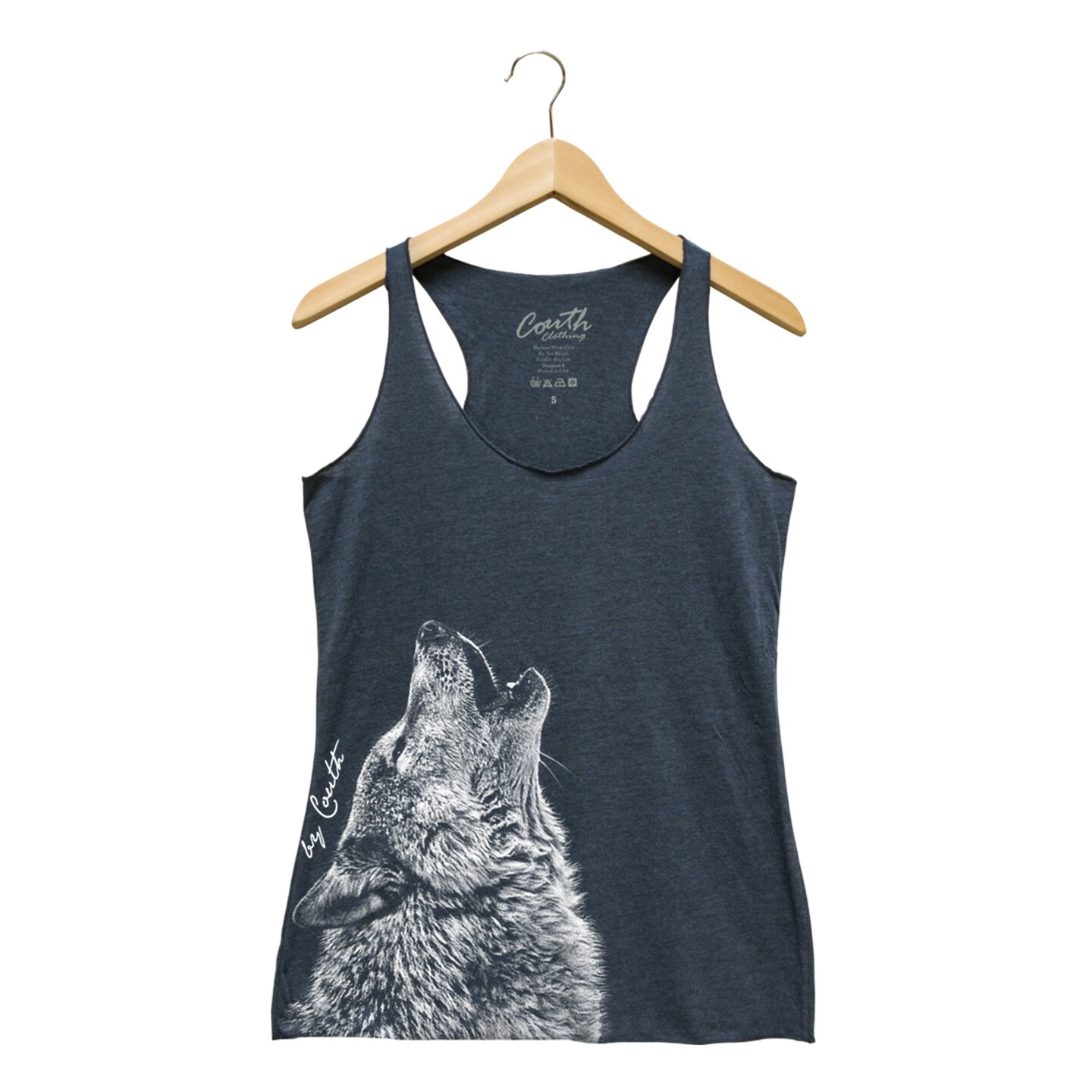 Wolf Tank Top, Womens Tank Top, Racerback Graphic Tee, Animal Shirt, Nature Shirt, Cute Girl Shirt, Summer Top