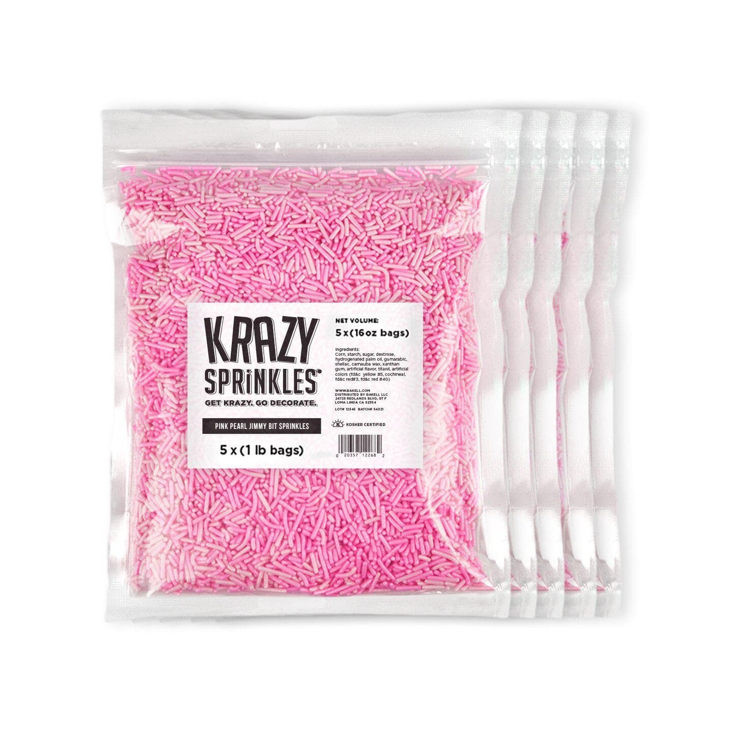 Pink Pearl Jimmies Sprinkles Sprinkles & Edible Decorations Michaels