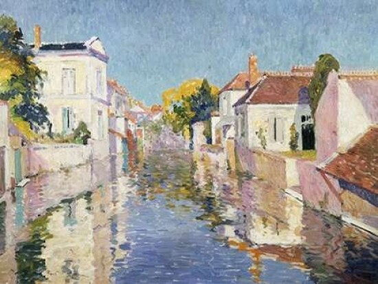 A Canal in Burano Venice Poster Print by Paul Mathieu - Item # VARPDX3AA1048