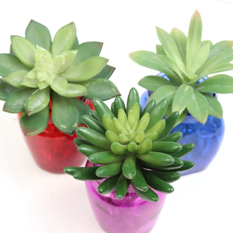 Charming Low-Maintenance 6.5&#x22; Artificial Succulent Sedum Plant - Stylish Decor