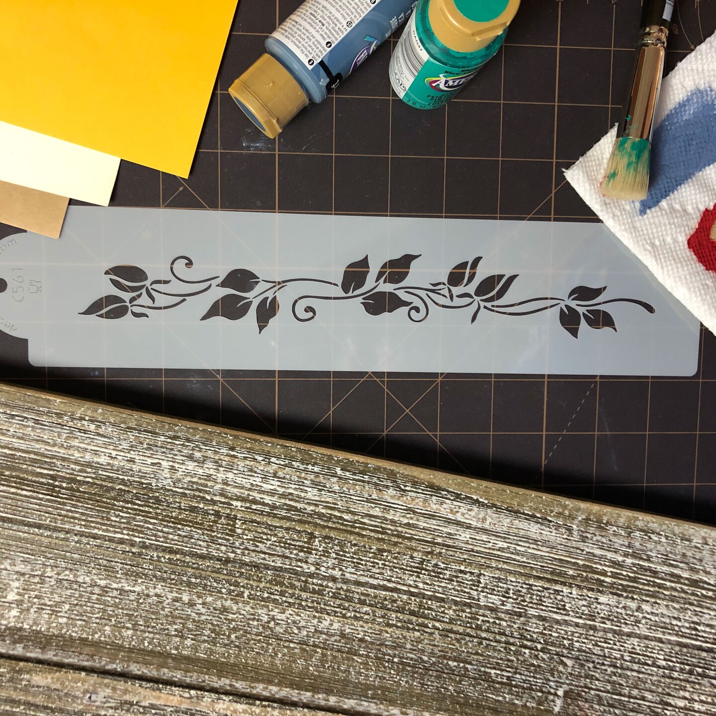 Rose Cake Stencil Tier #1 | C561 by Designer Stencils | Cake Decorating Tools | Baking Stencils for Royal Icing, Airbrush, Dusting Powder | Reusable Plastic Food Grade Stencil for Cakes | Easy to Use & Clean Cake Stencil