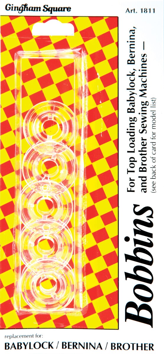 Plastic Machine Bobbins-5/Pkg