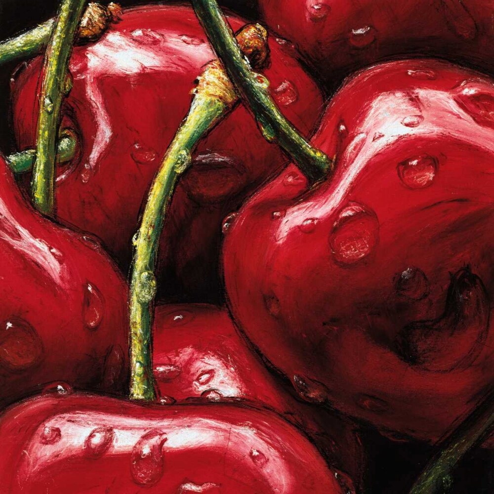 Cherries Poster Print by AlmaCh AlmaCh # ALM4675