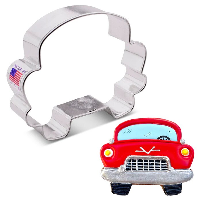 Ann Clark Front Facing Car Cookie Cutter, 3.75&#x22;
