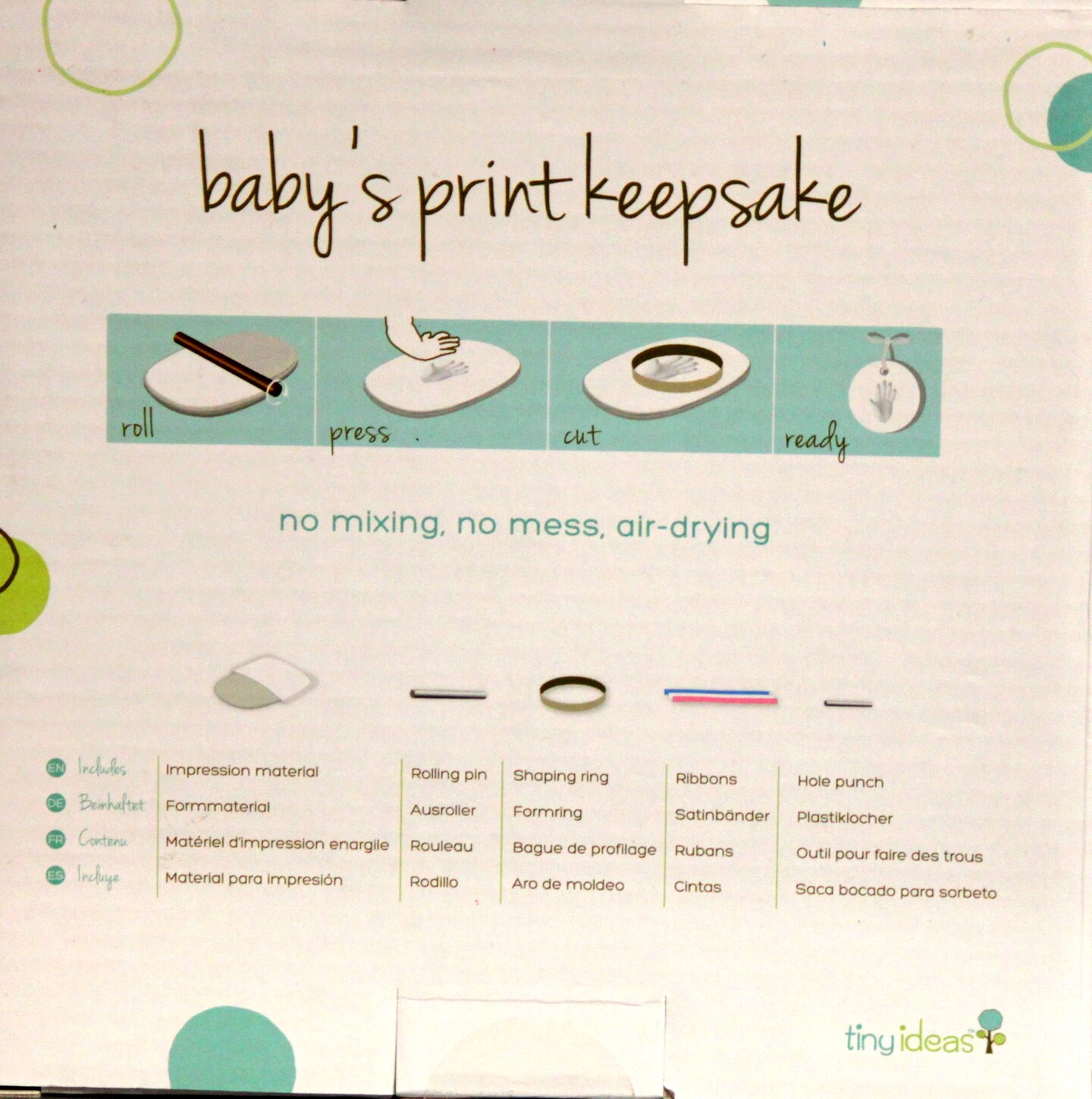 Baby&#x27;s Print Keepsake Ornament