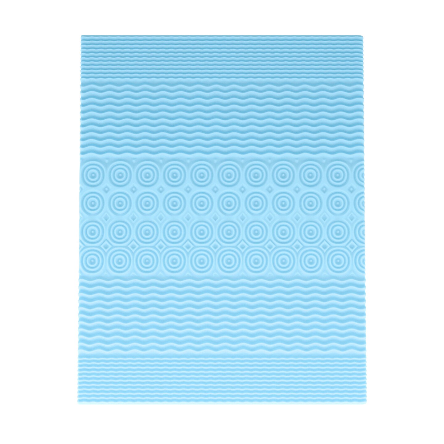 Emma and Oliver Astor Memory Foam Mattress Topper with Cooling Gel Infused, CertiPUR-US Certified Foam and 5-Zone Support