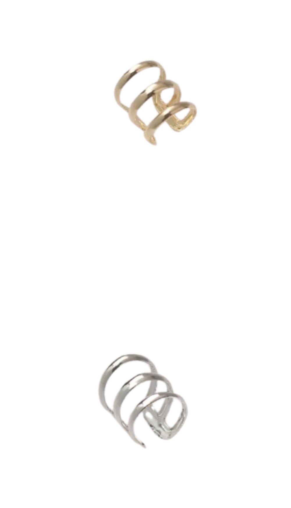 Kitcheniva Non Pierced Hollow U-Shaped Clip Earrings