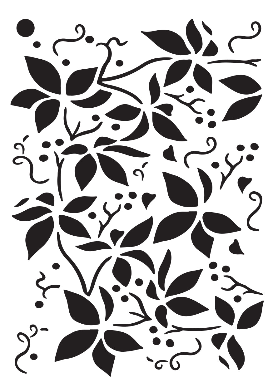 Creative Expressions  Mini Stencil Flourish 4 in x 3 in
