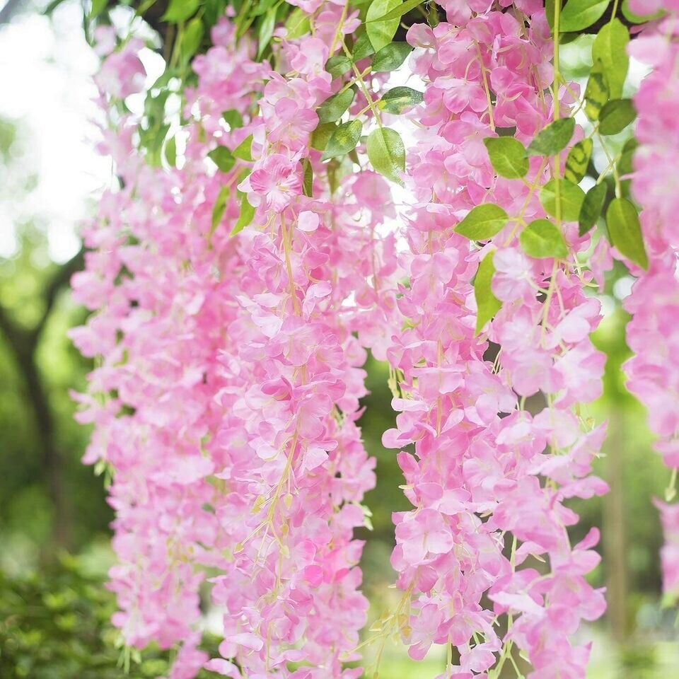 12Pcs Artificial Wisteria Vine Garland Michaels