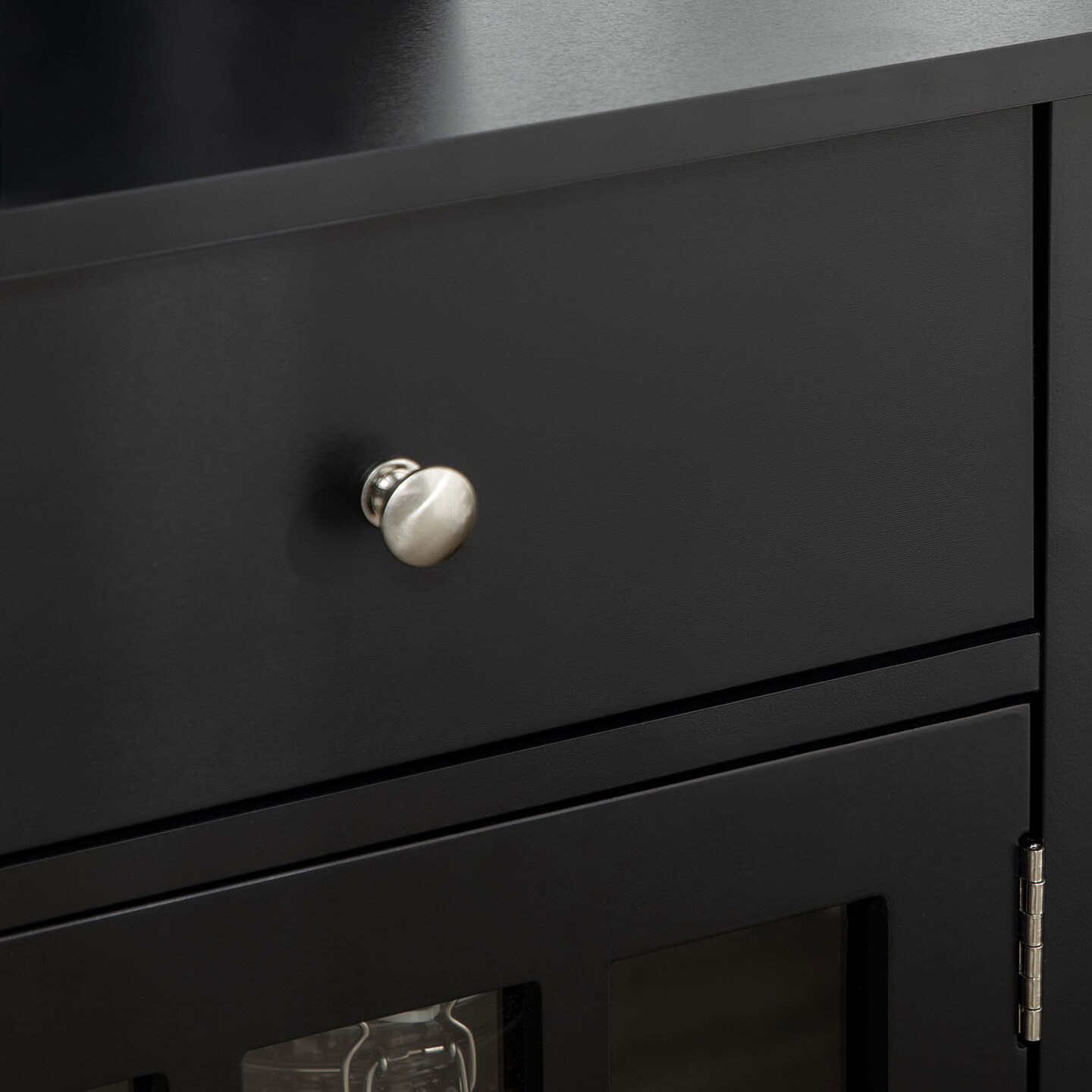 Stylish Glass-Door Buffet Cabinet | 56.1 | Streamline Your Space