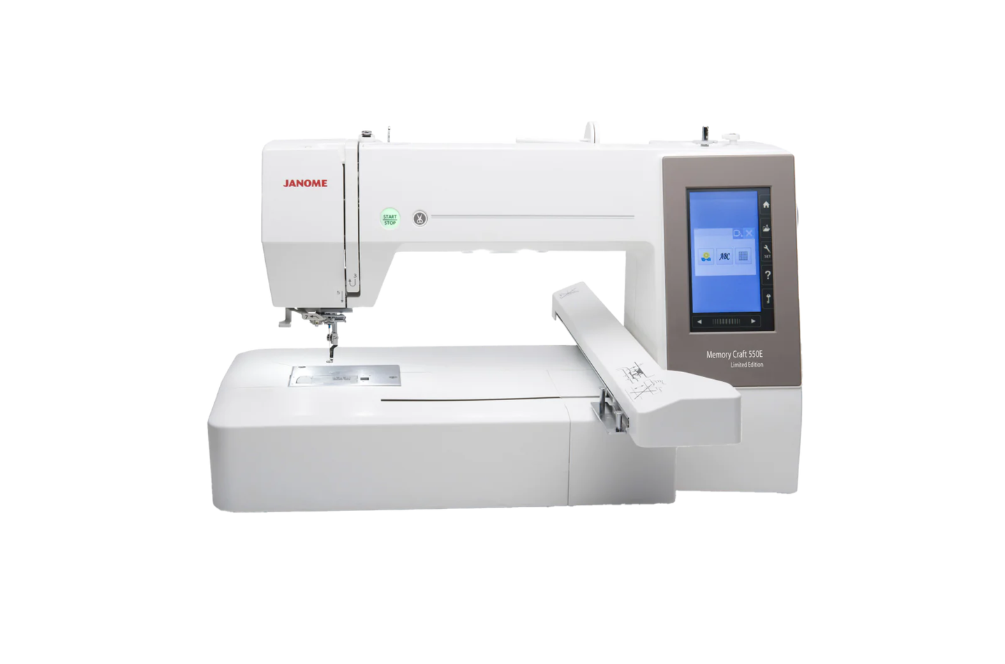 Janome Memory Craft 550E Limited Edition Embroidery Machine 14x7.9