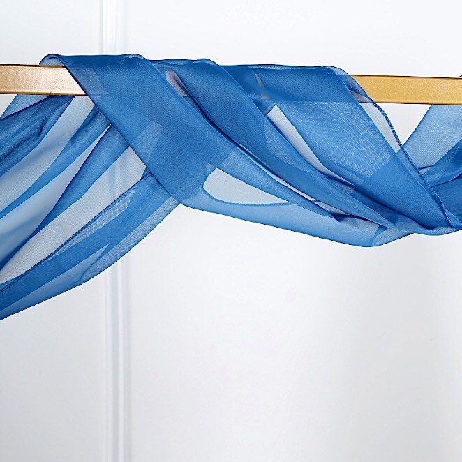 18 feet Sheer Organza CURTAIN Panel BACKDROP Drape
