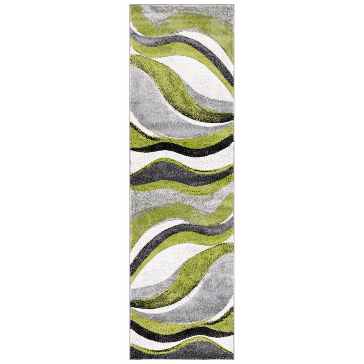 Safavieh Hollywood Collection Hlw766Y Grey / Green Rug Modern Area Rug Carpet