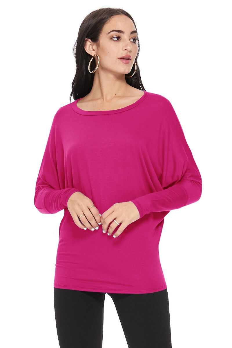 Dolman Top Soft Solid Jersey Knit | RADYAN® | Michaels
