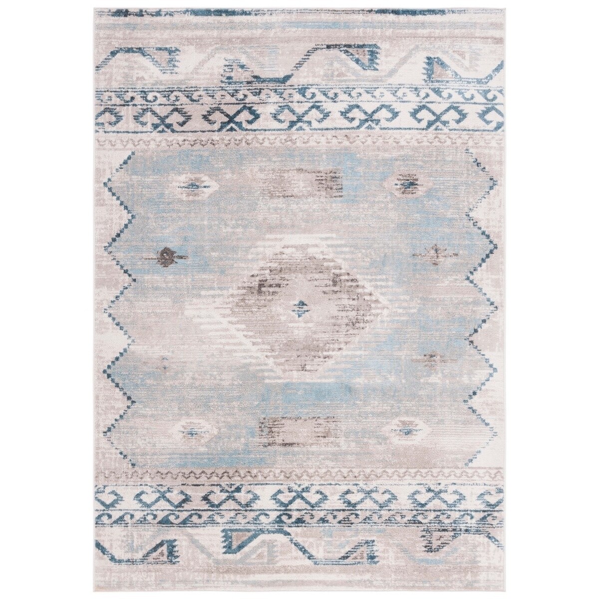 Safavieh   CRN234M Cornelia 200 Blue / Ivory