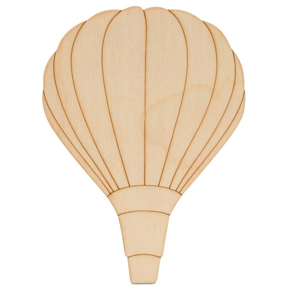Wood Heart Hot Air Balloon Cutout From 8&#x201D;-23&#x201D;, Craft | Woodpeckers