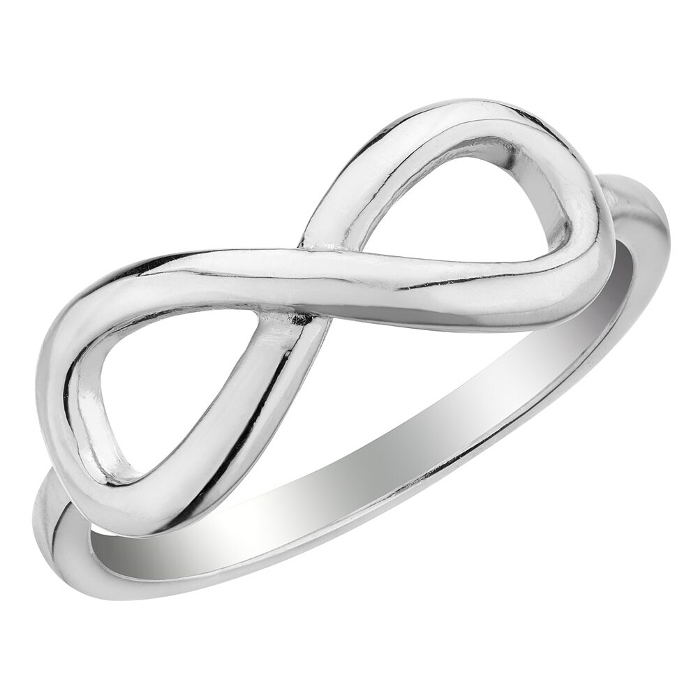 Gem And Harmony Infinity Ring in Sterling Silver