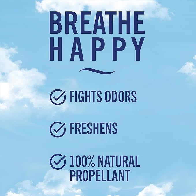 Febreze&#xAE; - Air Freshener Spray/Deodorizer Odor Fighter Spray For Strong Odors, Heavy Duty Crisp Clean Scent, 8.8 Oz (Pack of 3), Bathroom Air Refresher
