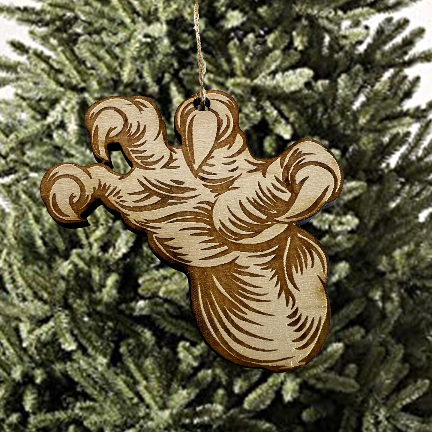 Eagle Talon foot Claw - Raw Wood Ornament Eagle Talon foot Claw - Raw Wood Ornament