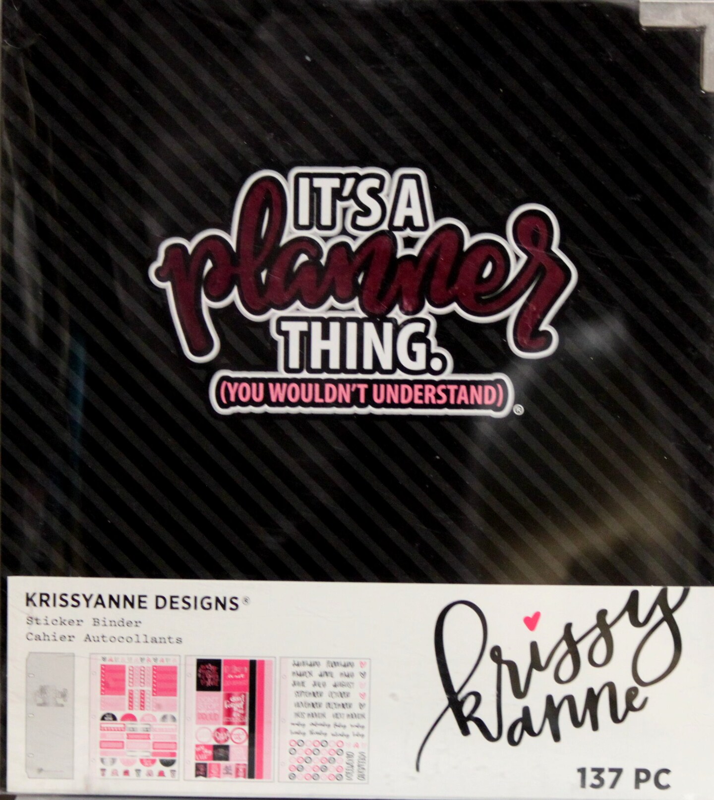 Krissy Anne Designs 137 Piece Sticker Binder