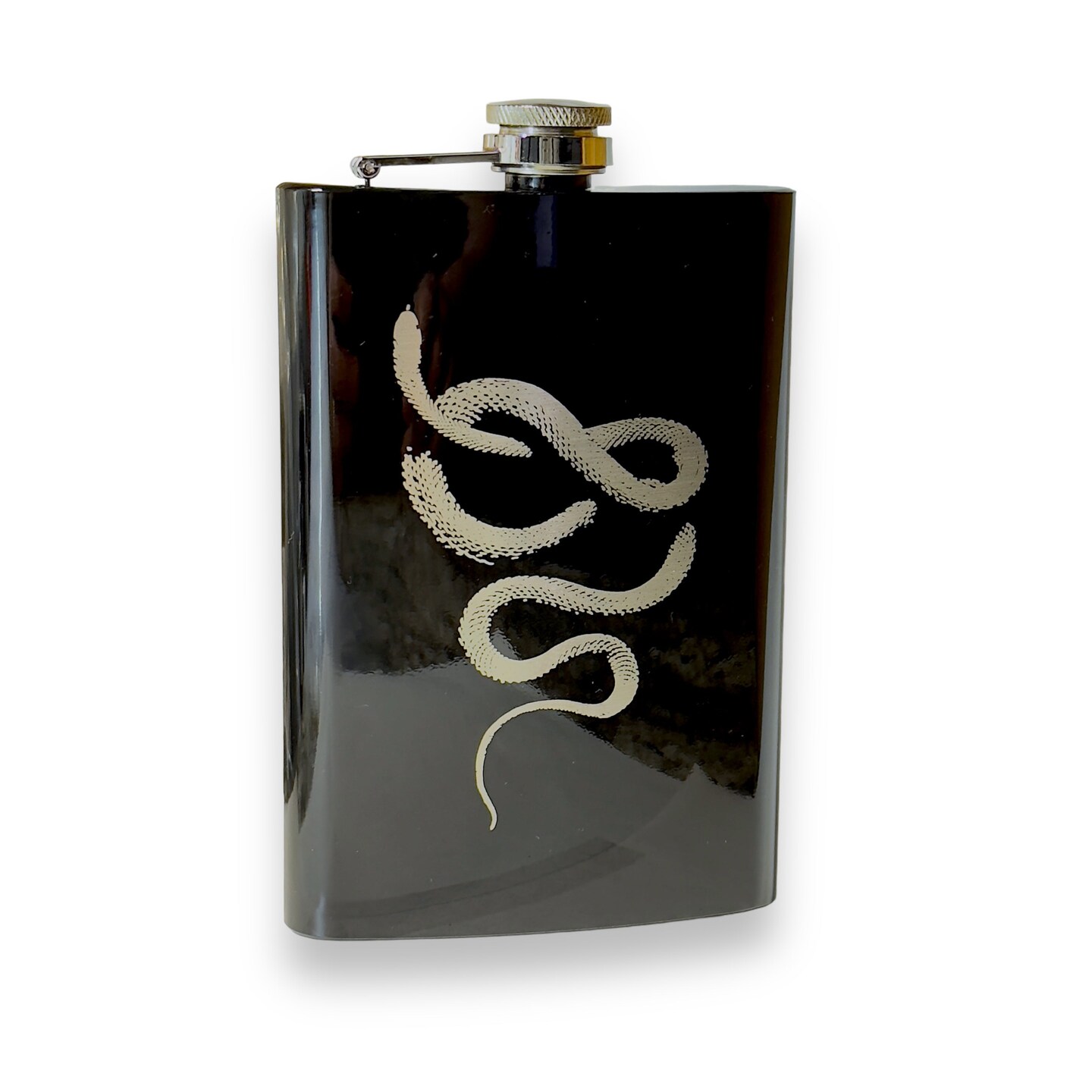 8oz Snake Black Flask 8oz Snake Black Flask