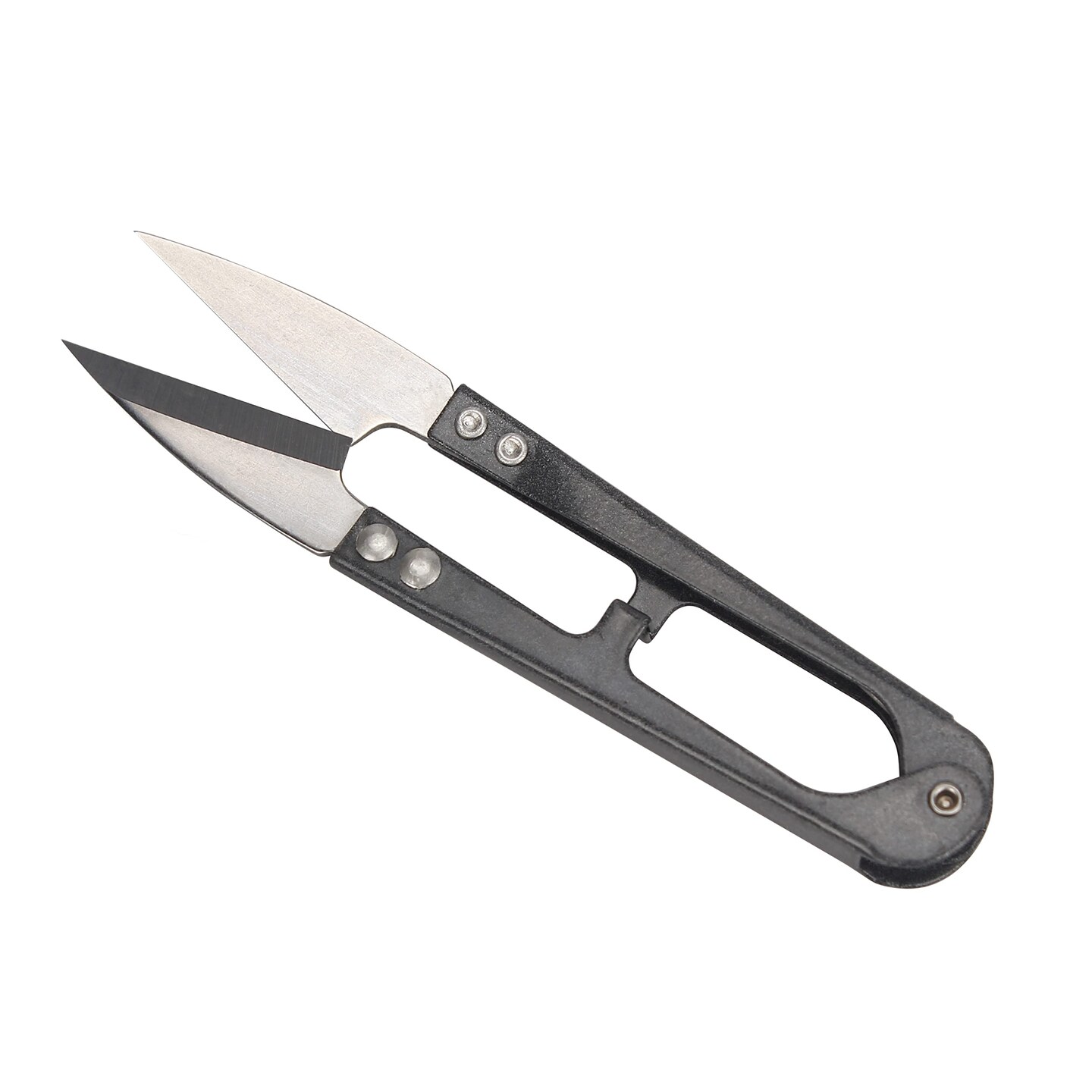 Sewing Scissors Yarn Thread Cutter 4.1inch Mini Small Snips Trimming Nipper Made of High-Carbon Steel Thread DIY Supplies for Stitch Embroidery, Knitting, Crafts (1, Black)