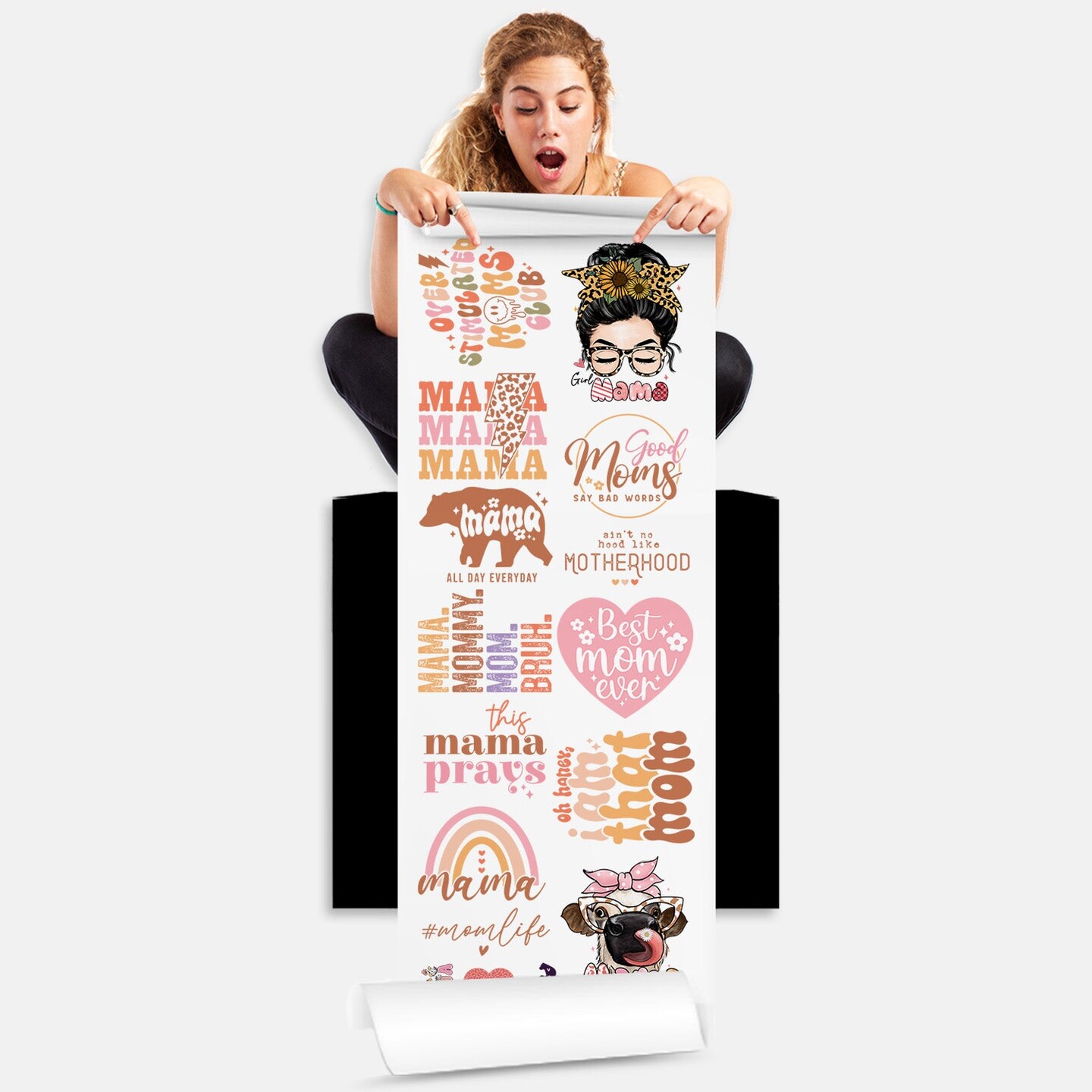 Mother&#x27;s Day II Direct-to-Film Transfer Gang Sheets - 22x60