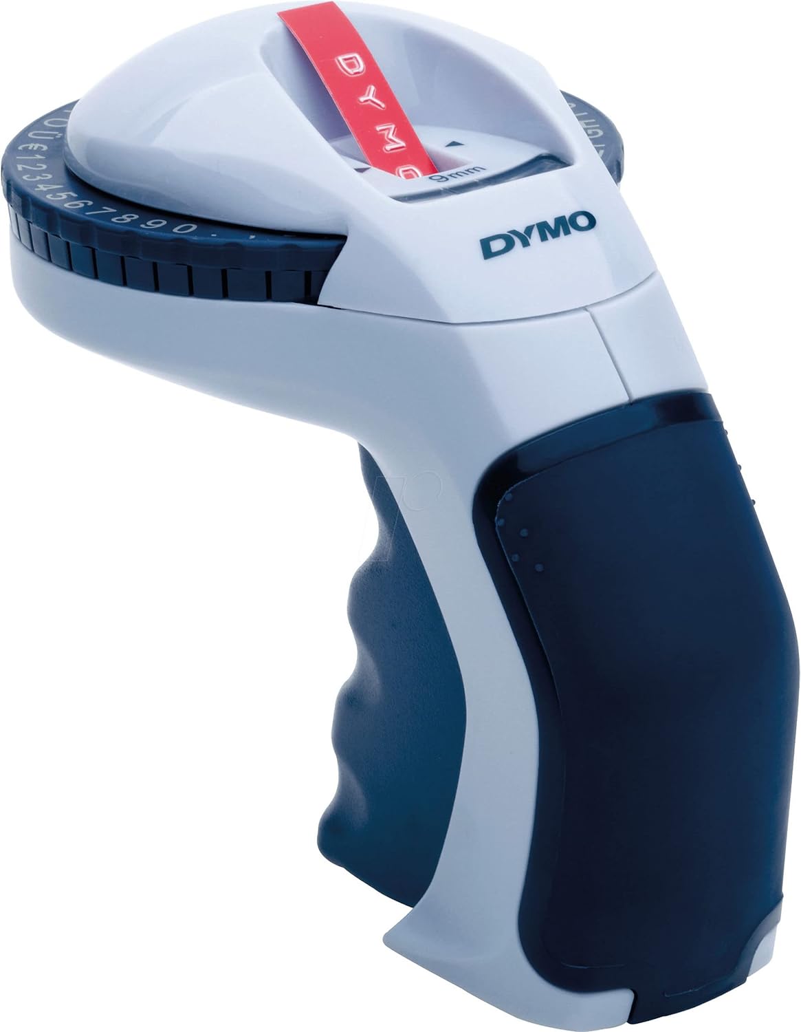 Dymo&#xAE; - S0717930 Omega Home Embossing Label Maker, Grey and Navy, Embosser