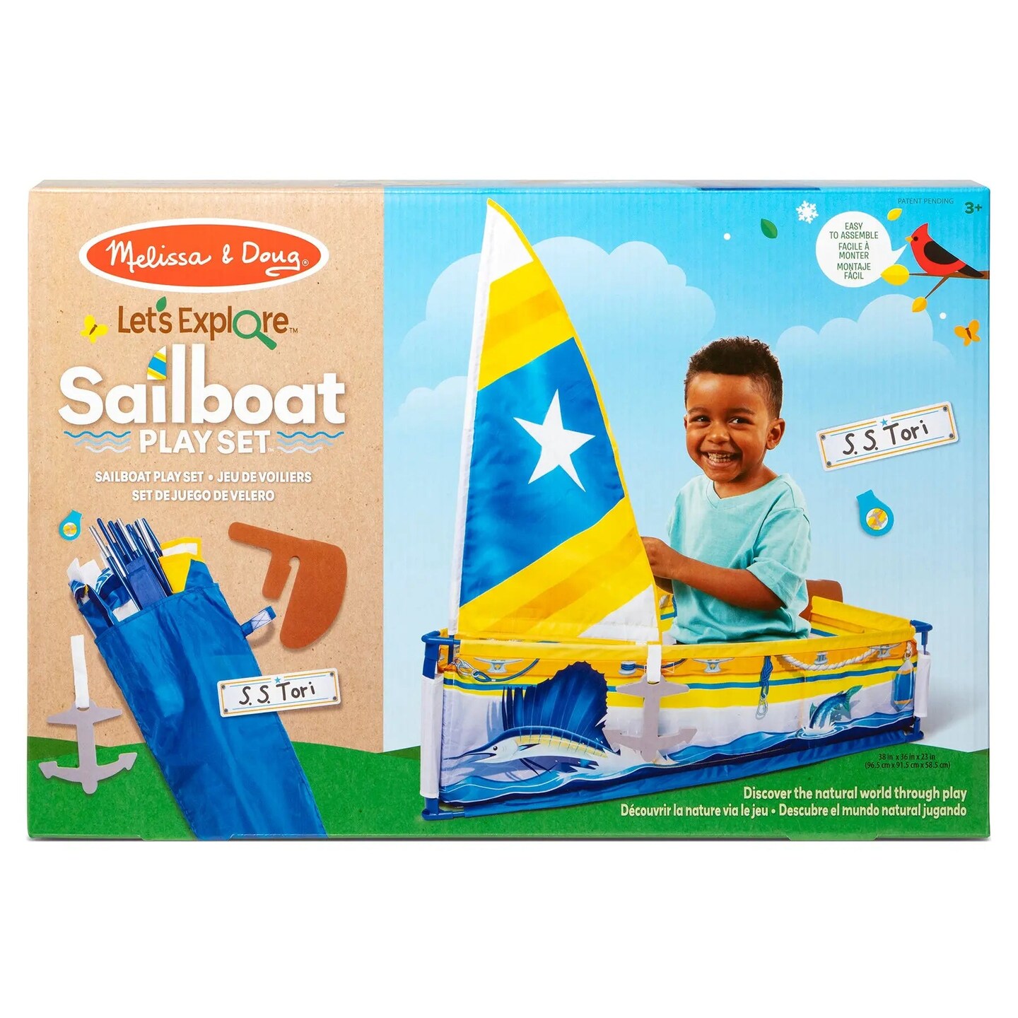 Let&#x27;s Explore Sailboat Play Set