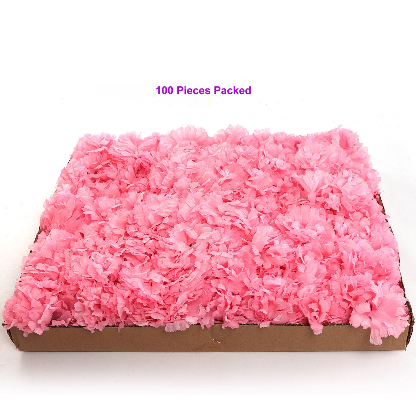 100-Pack: Pink Carnation Picks, 5&#x22; Stems, 3.5&#x22; Wide by Floral Home&#xAE;