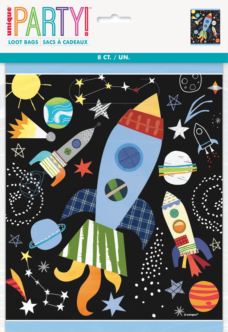 Outer Space Loot Bags, 8ct
