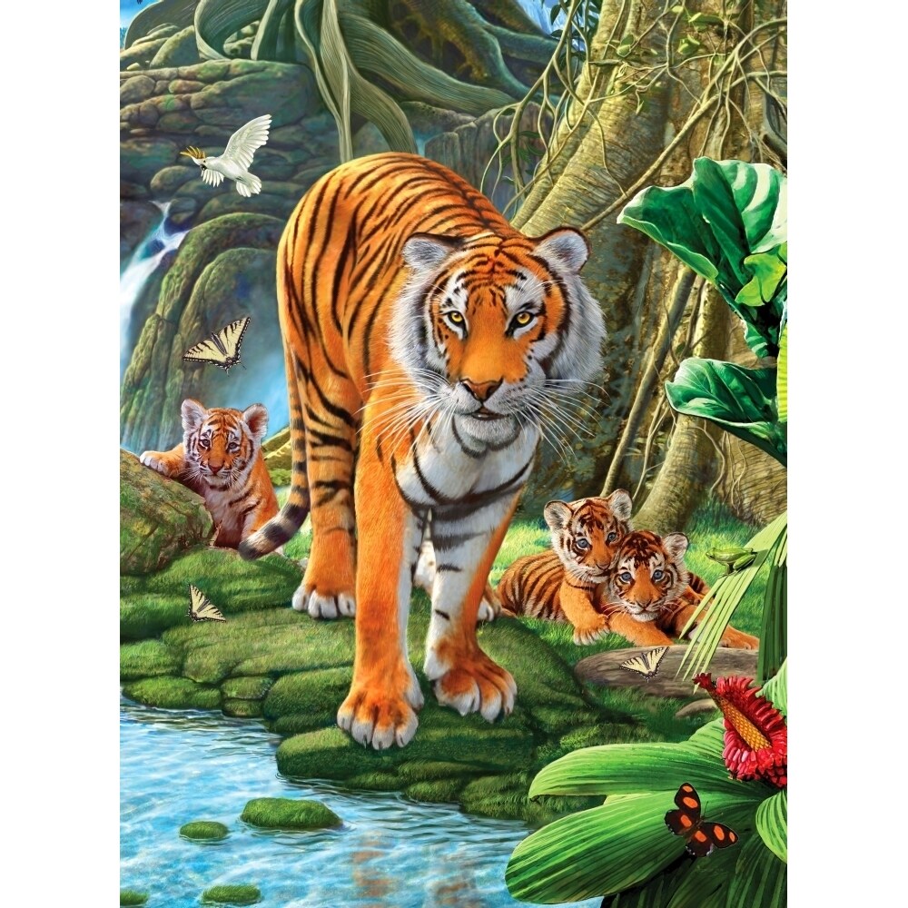 Tigress And Cubs Poster Print By Steve Crisp