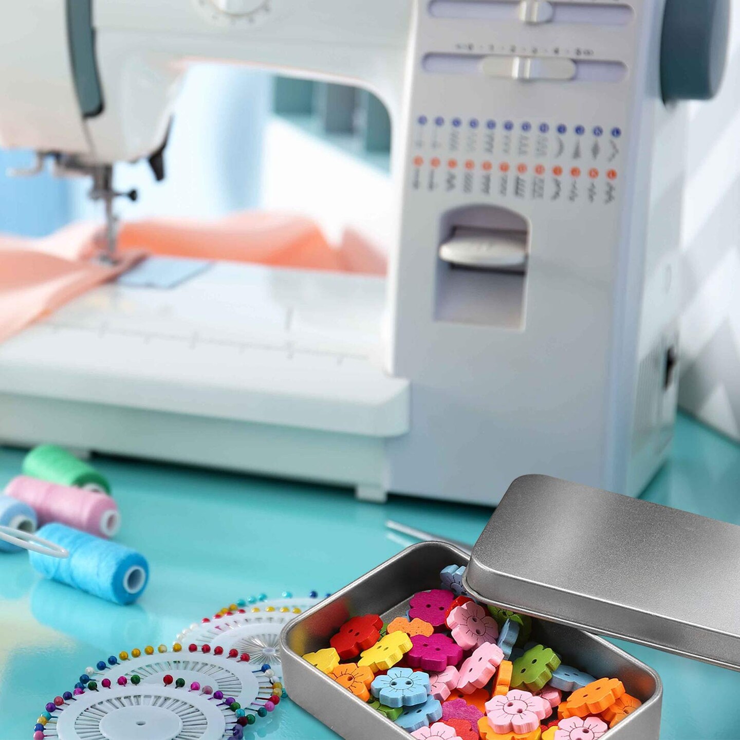 6 Pack Stainless steel Tins Cookie Tin Cans Storage Container for Treats, Gifts, Candle, Favors and Crafts, Silver, 4.9 x 3.7 x 1.6 Inches