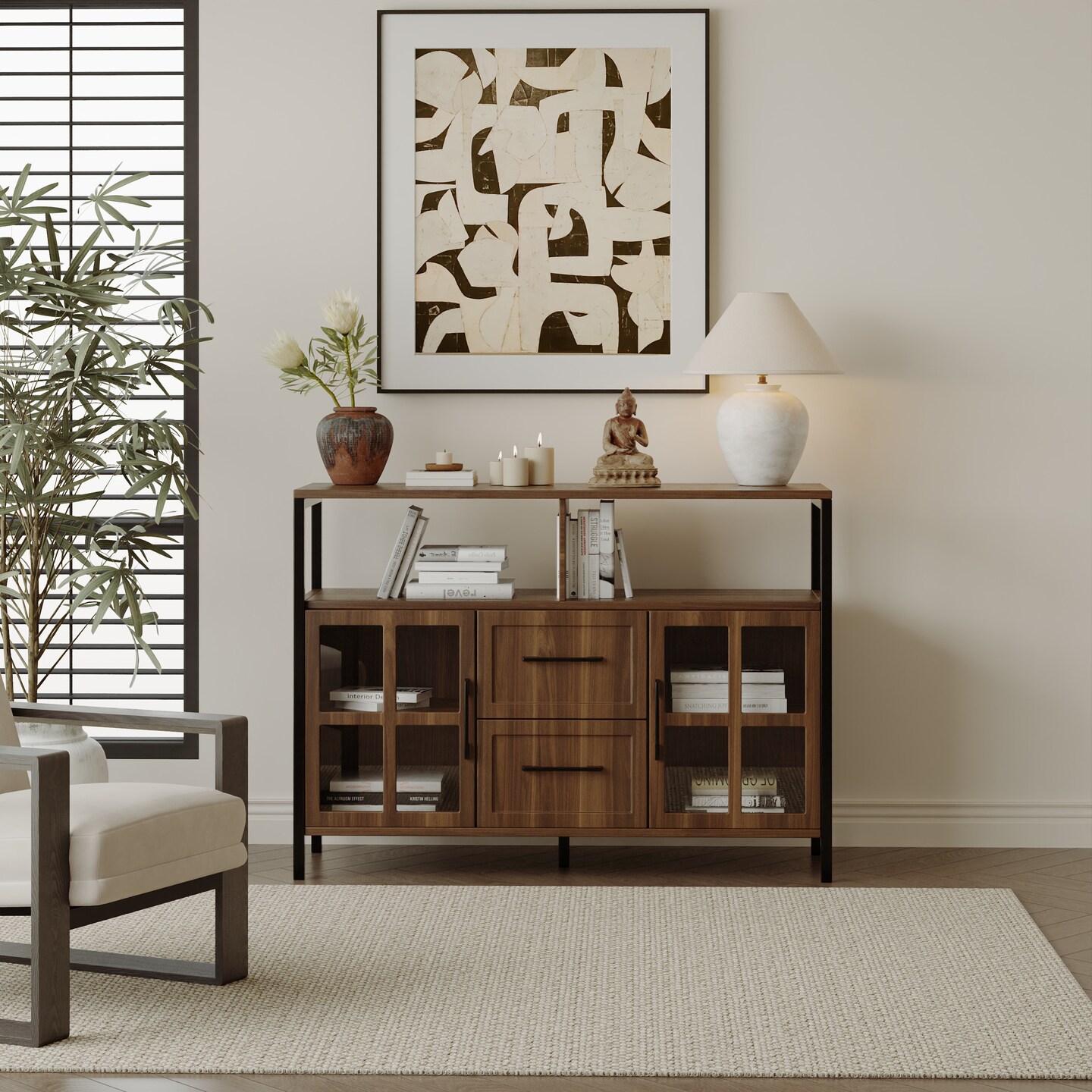 Customizable Retro Buffet Cabinet | Organize in Style