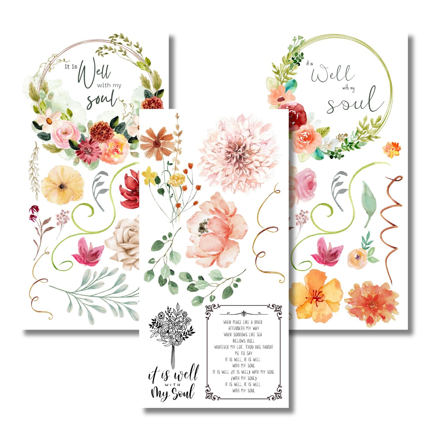 It Is Well With My Soul Christian Rub On Transfers For Crafts Michaels