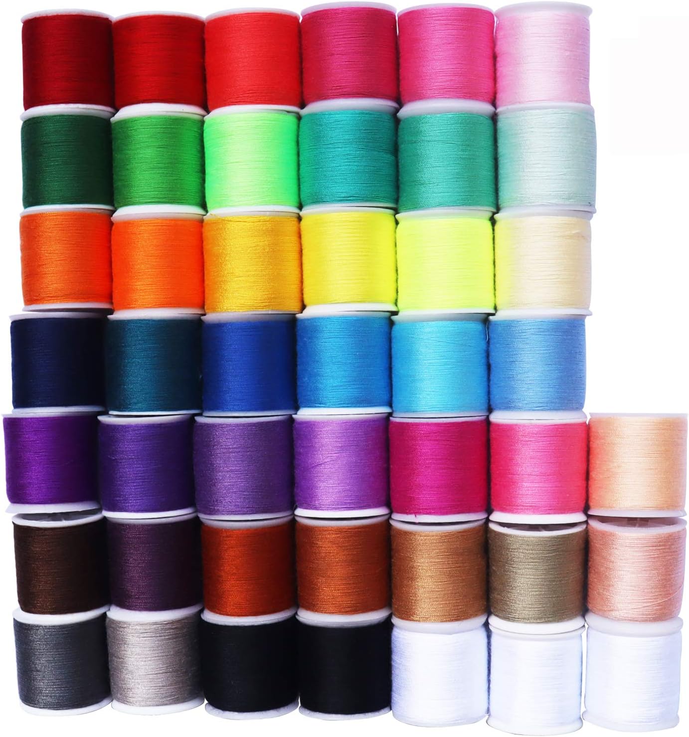 45 spools Sewing Thread Kits Polyester for Hand &#x26; Machine Sewing Total 4500yards