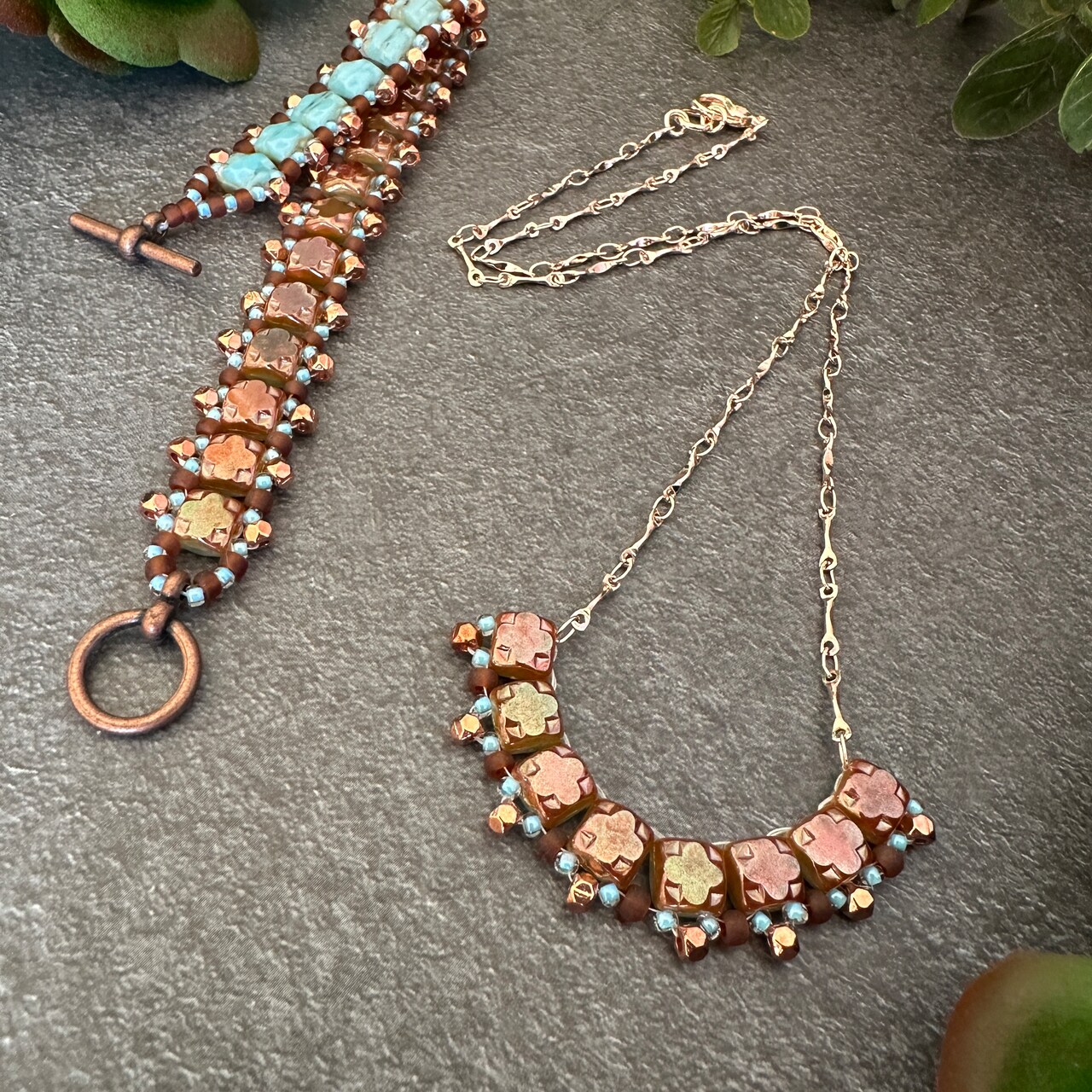 Bronze Age Jewelry Set with John Bead and @daniellewickesjewelry