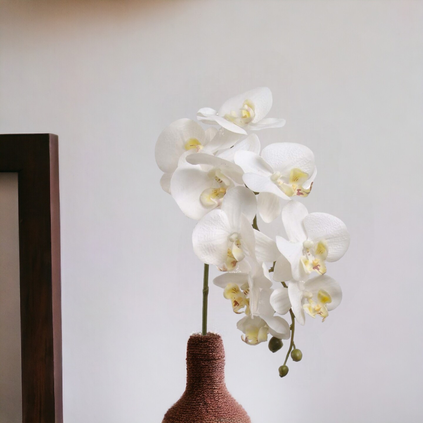 12-Pack: Real Touch White Phalaenopsis Orchid Stem, Floral Home by Artificial Flowers