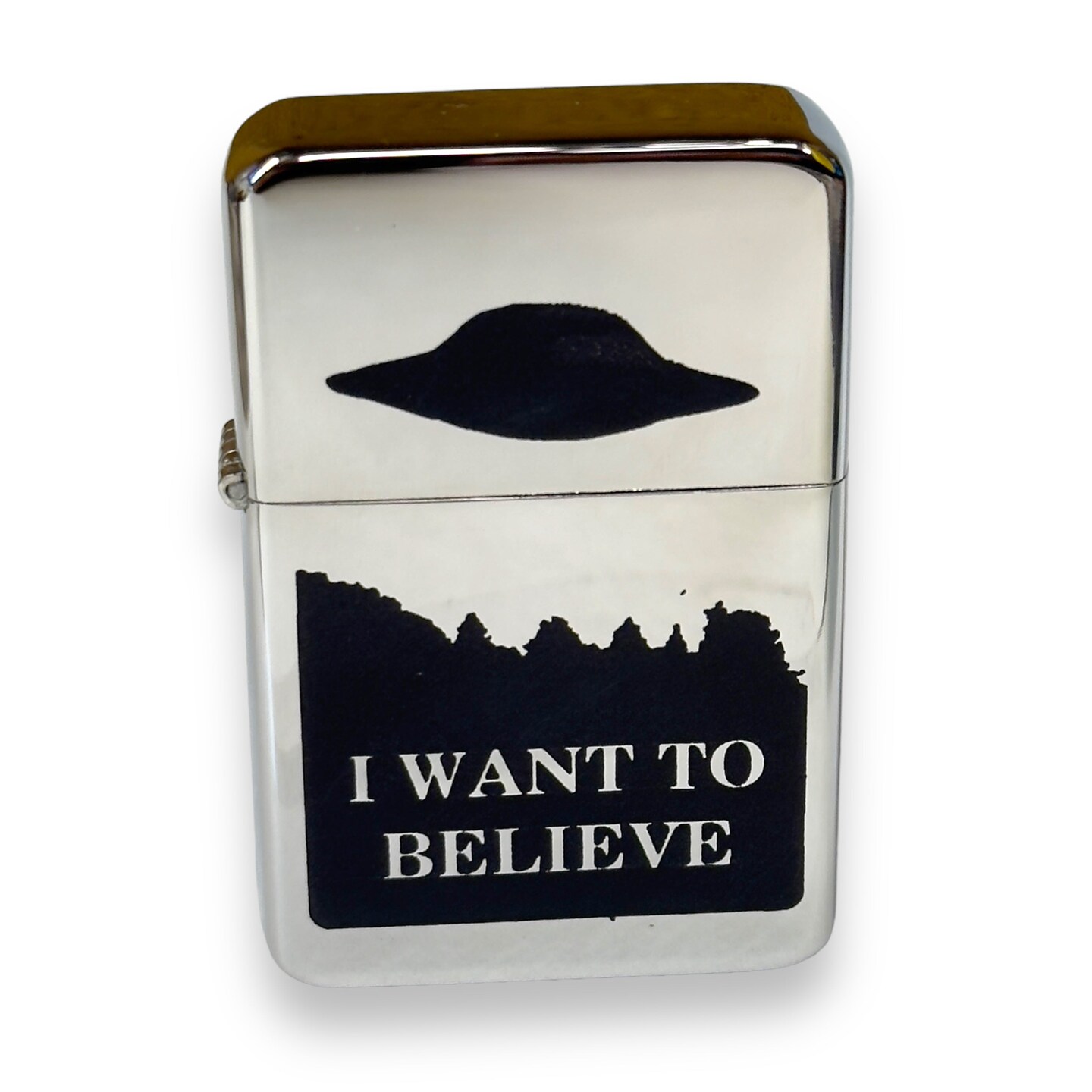 Lighter - I Want to Believe High Polish Chrome Lighter - I Want to Believe High Polish Chrome
