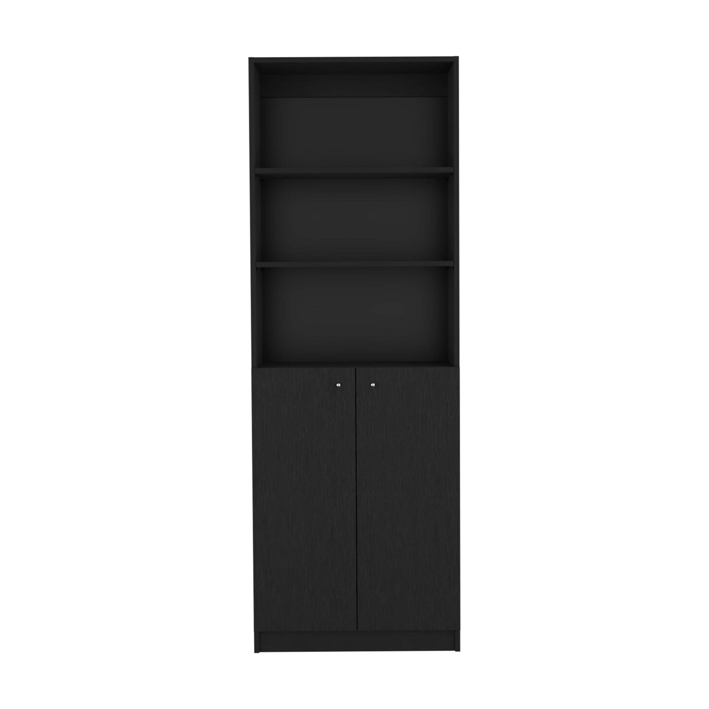 Modern 2-Door Bookcase - 70.6 in | Organize in Style