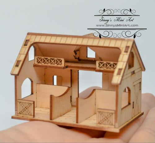 Barn dollhouse kit deals