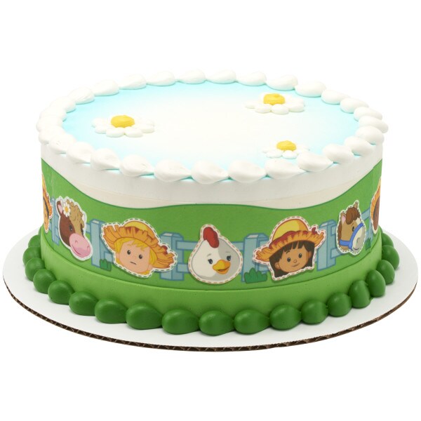 Fisher-Price&#x2122; Little People&#x2122; Farm Friends Edible Cake Topper Image Strips