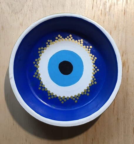 True Blue Evil Eye Trinket Tray, small 256442733309476864