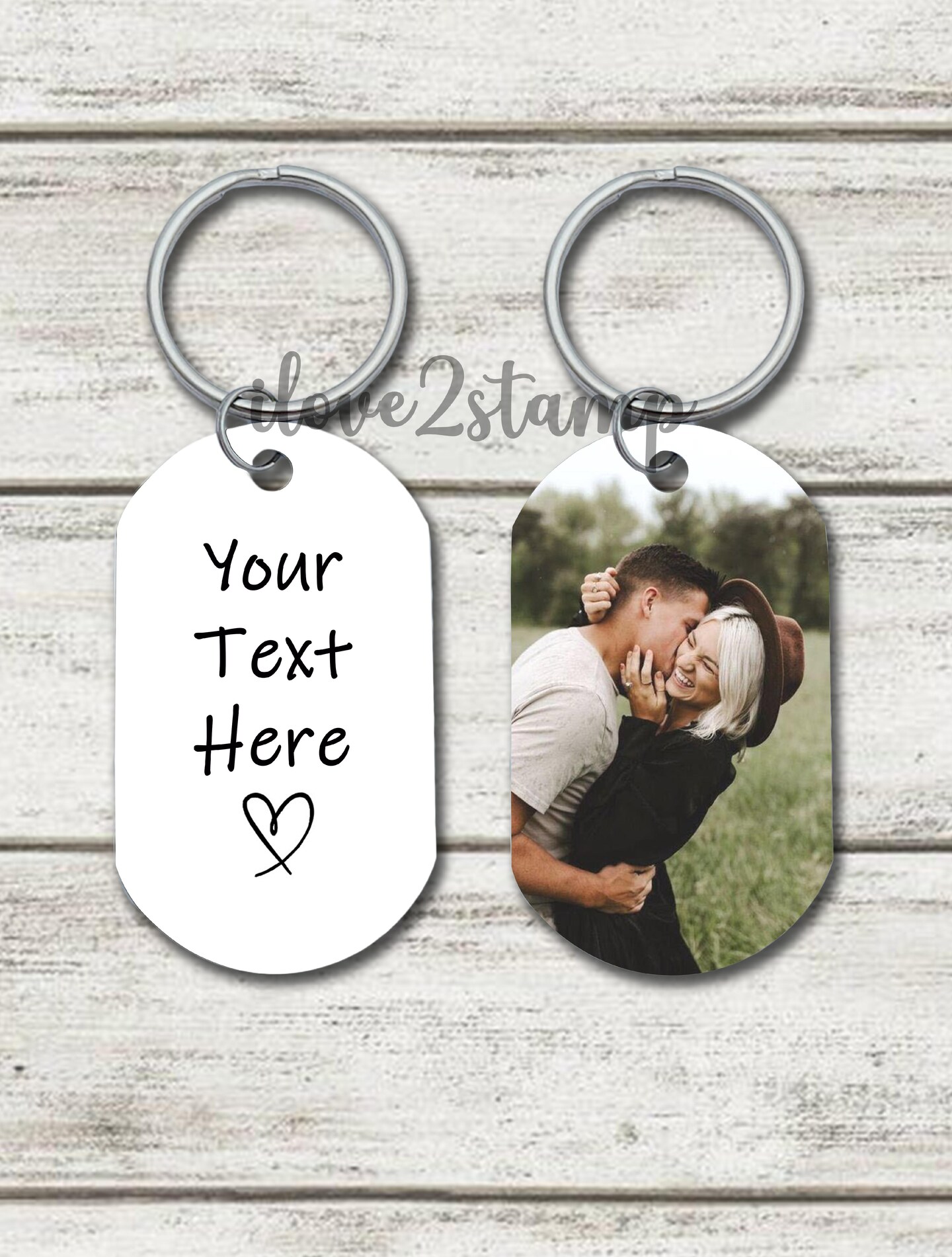 Photo Keychain, Personalized Photo Gifts, Custom Gift For