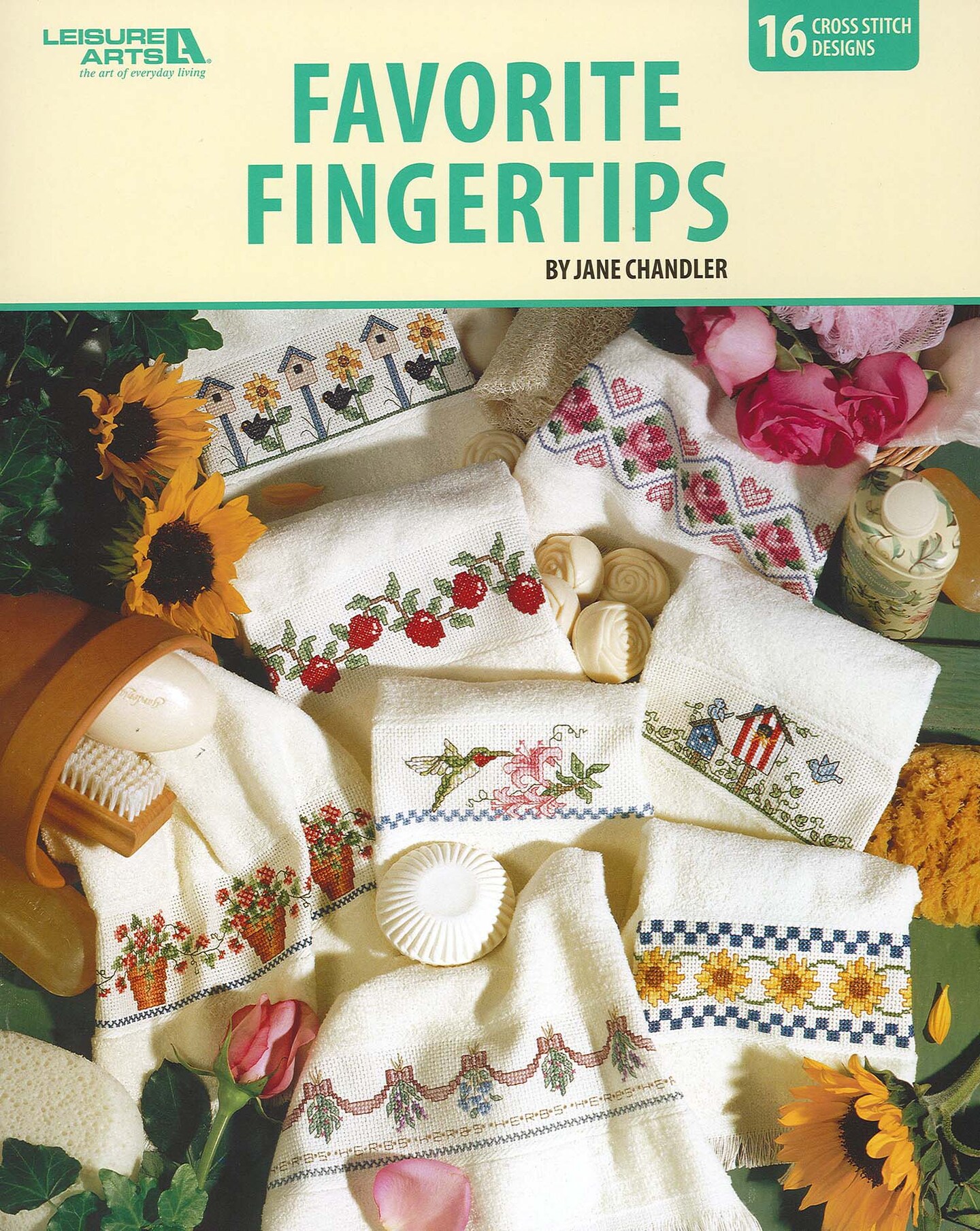 Leisure Arts Favorite Fingertips Cross Stitch Book