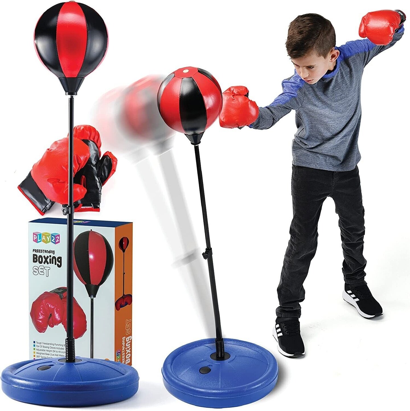 Kids boxing hot sale gloves set