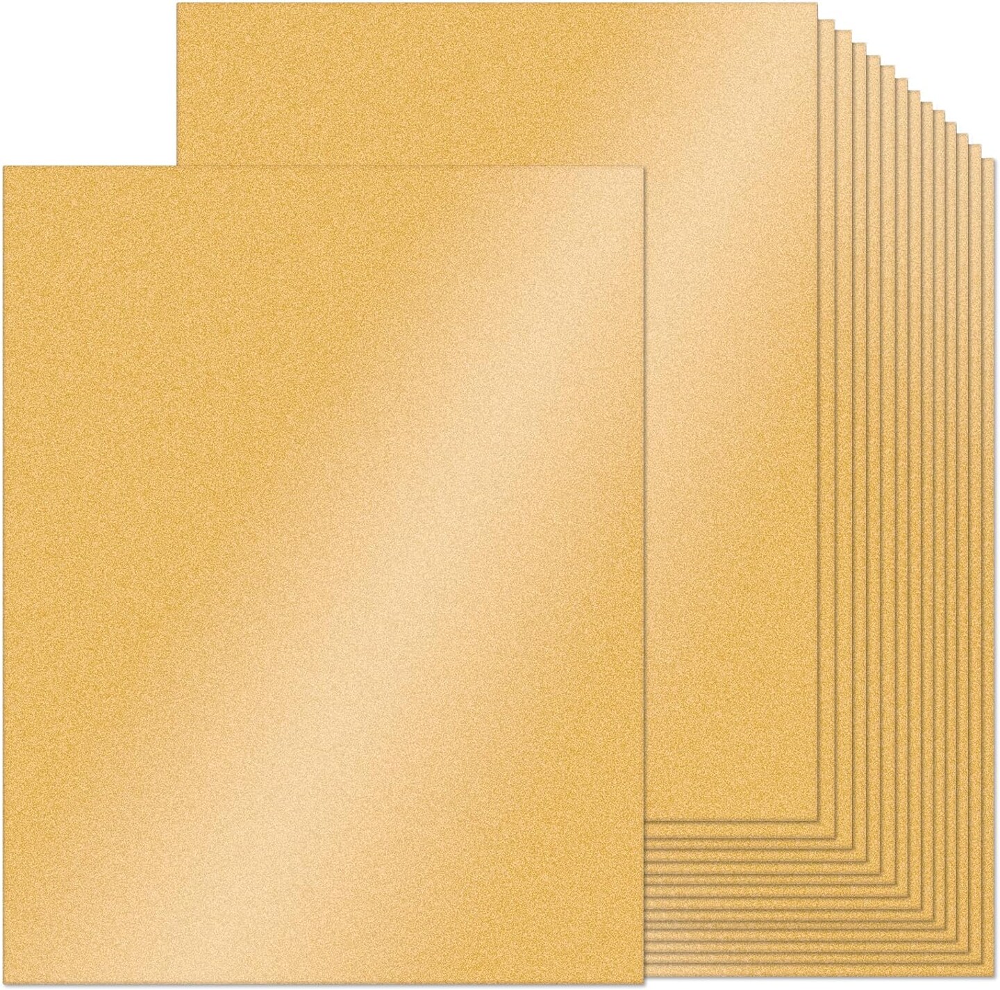 Gold Shimmer Cardstock 100 Sheets Ohuhu 8.5" x 11" Metallic Paper