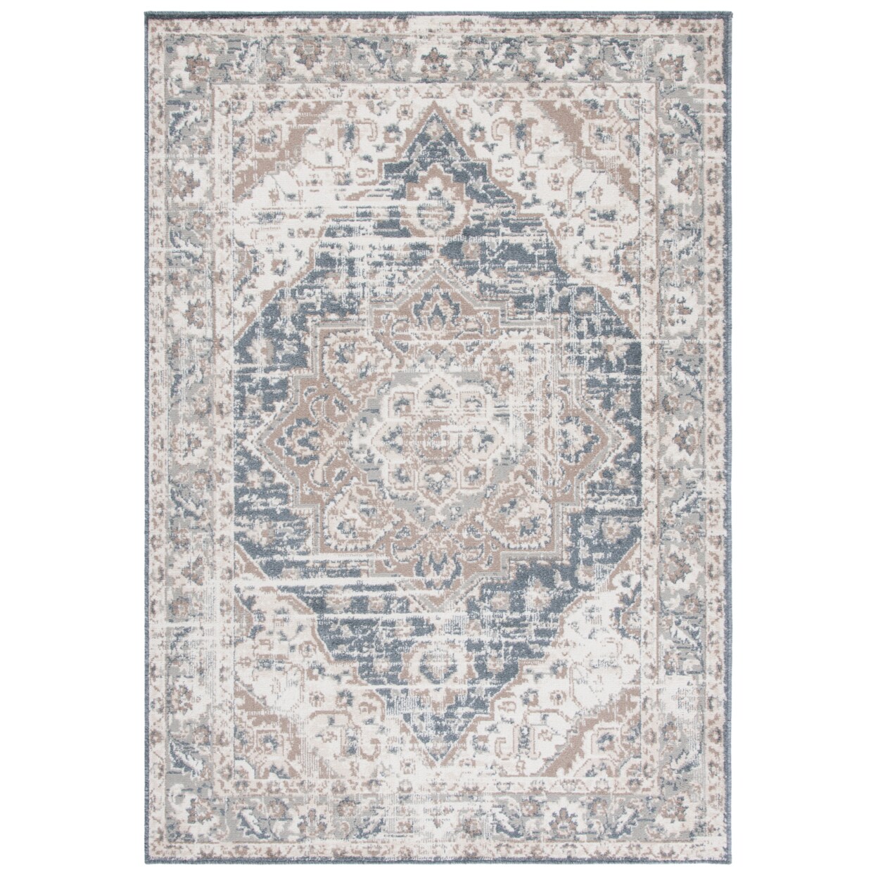 Safavieh Pyramid Collection Pyr268B Ivory / Beige Rug Modern Area Rug Carpet