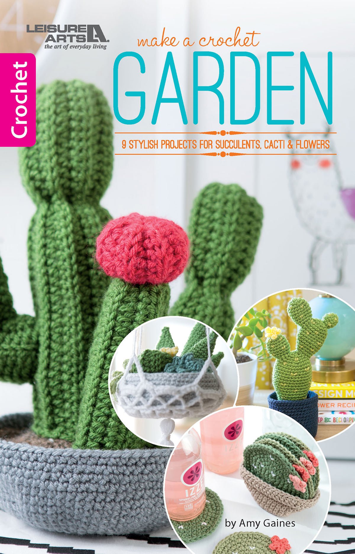 Leisure Arts Make A Crochet Garden Crochet Book