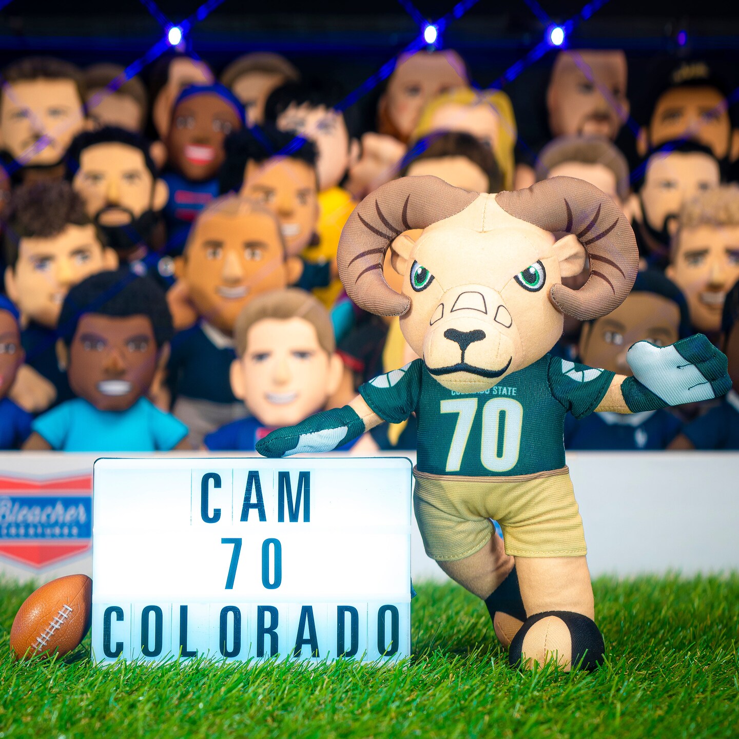Bleacher Creatures Colorado State Rams Cam the Ram 10" Mascot Plush Figure